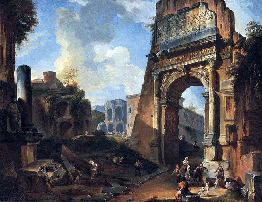 Landscape with Titus Arch